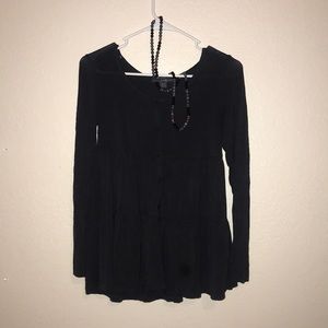 Boho gray long sleeve